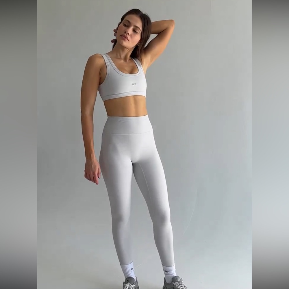 SET ACTIVE NEVER WORN form cloud heather grey set S